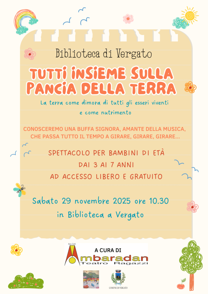 Tutti insieme sulla pancia della terra